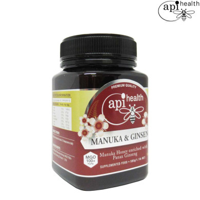 API Manuka & Ginseng Honey 500g