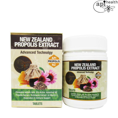 API NZ Propolis extract chewable tablets 200tabs