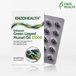 Enzo Health Green Lipped Mussel Oil 37000 60caps