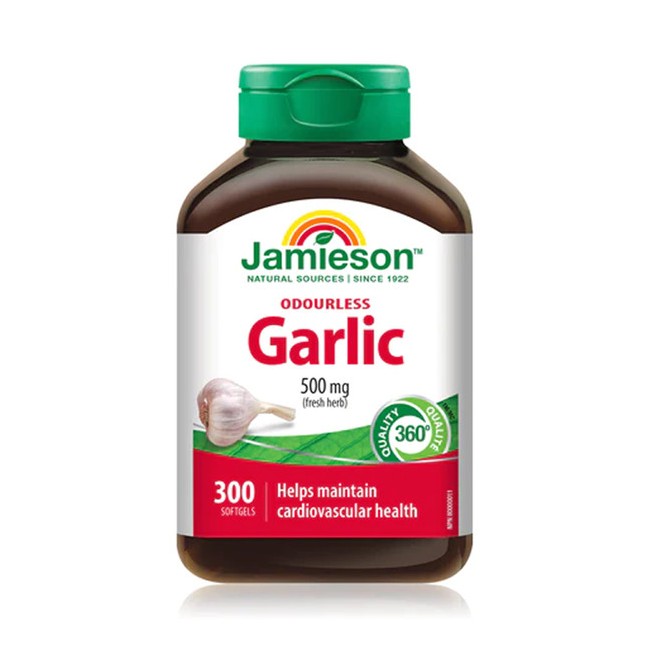 Jamieson 자미에슨 냄새없는 갈릭 500mg 300정