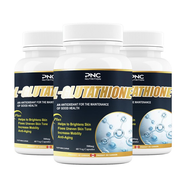 PNC L-글루타치온 500mg 60베지캡슐 3병세트