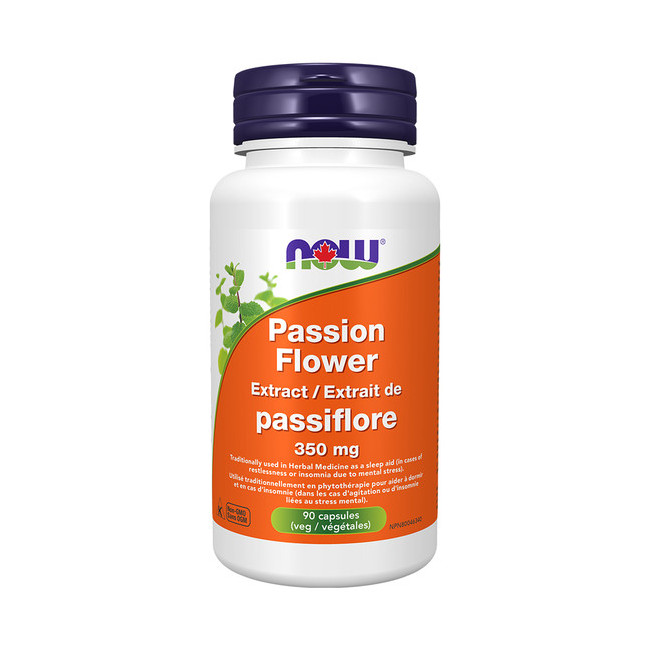 NOW 나우 패션 플라워  잠오는 보조제 350mg 90캡슐