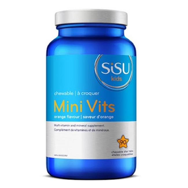 시수 미니 멀티비타민 츄어블 오렌지맛 키즈 200mg 90Chewable Tablets(SISU Mini Vits Chewable Multivitamin, Orange)