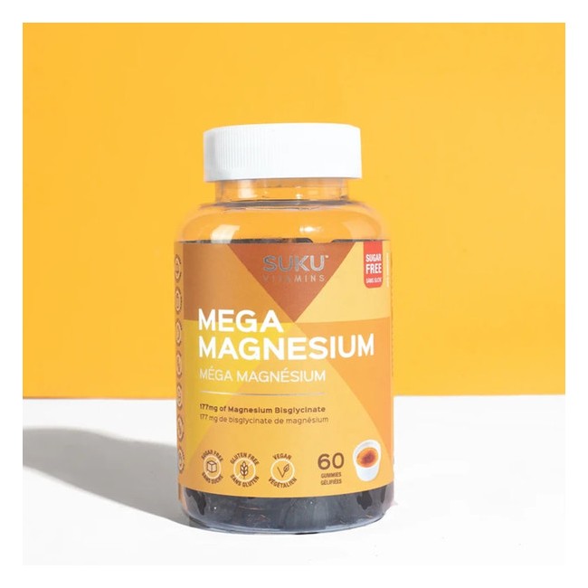 SUKU 필수 미네랄 mega 마그네슘 무설탕 60구미젤리
