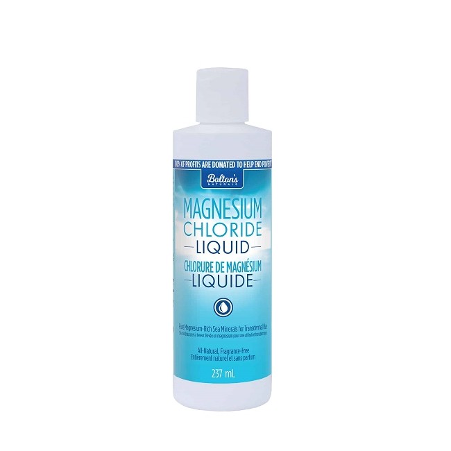 Boltons 볼튼스 염화 마그네슘 리퀴드 긴장된 근육, 피부에 좋은 바르는 마그네슘 오일 237ml