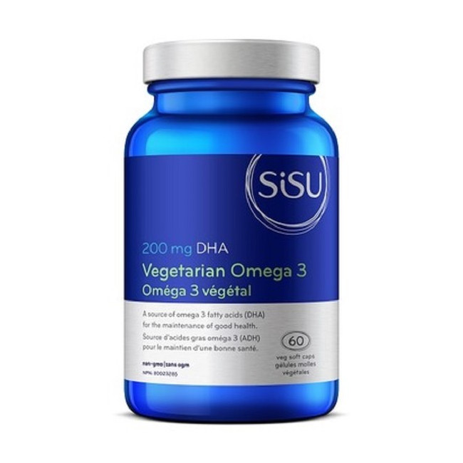 시수 채식주의자를 위한 오메가3 200mg 60sgel(SISU Vegetarian Omega 3 DHA)