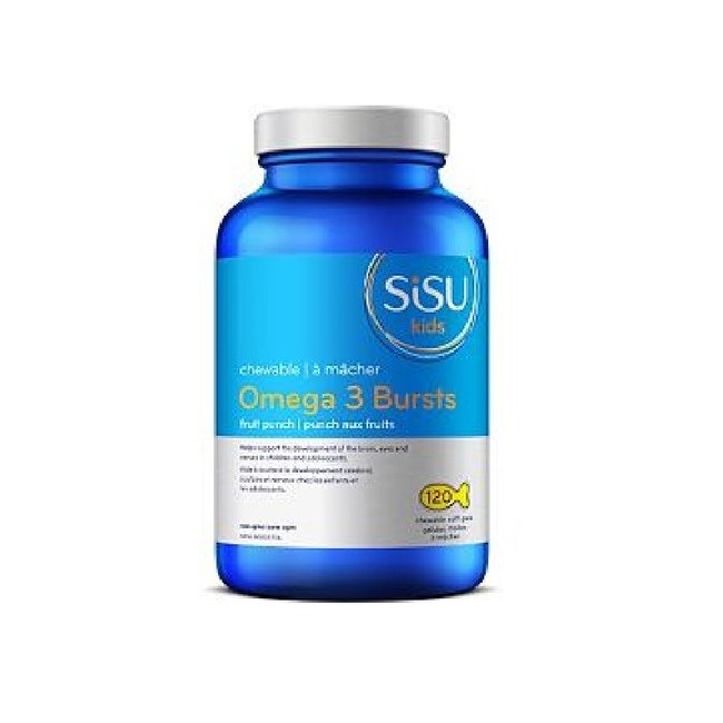 시수 오메가3 부스터츄어블 피쉬 푸룻 펀치맛 120sgel(SISU Omega 3 Bursts Chewable Fish, Fruit Punch)