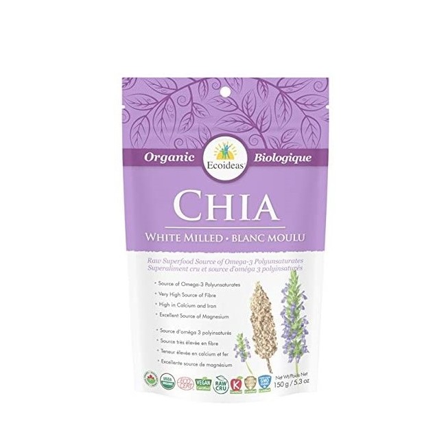에코아이디어 화이트 치아씨드 454g (White Chia Seeds)