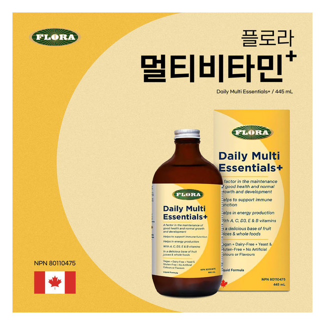 플로라 종합비타민 리퀴드 데일리에센셜 455ml