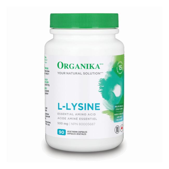 오가니카 올가니카 L라이신 500mg 90vcaps (Organika L-Lysine)