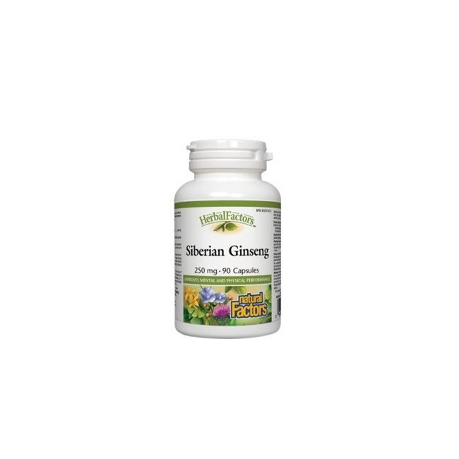 내추럴팩터스 시베리안 진생 250mg 60정 (Natural Factors Siberian Ginseng)