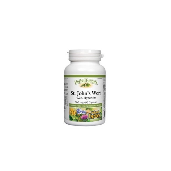 내추럴팩터스 세인트 존스월트 300mg 90정 (Natural Factors St. John’s Wort)