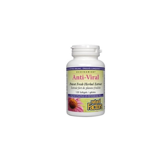 내추럴팩터스 안티바이러스 포텐트 후레시허브추출물 120정 (Natural Factors Anti-Viral Potent Fresh Herbal Tincture)
