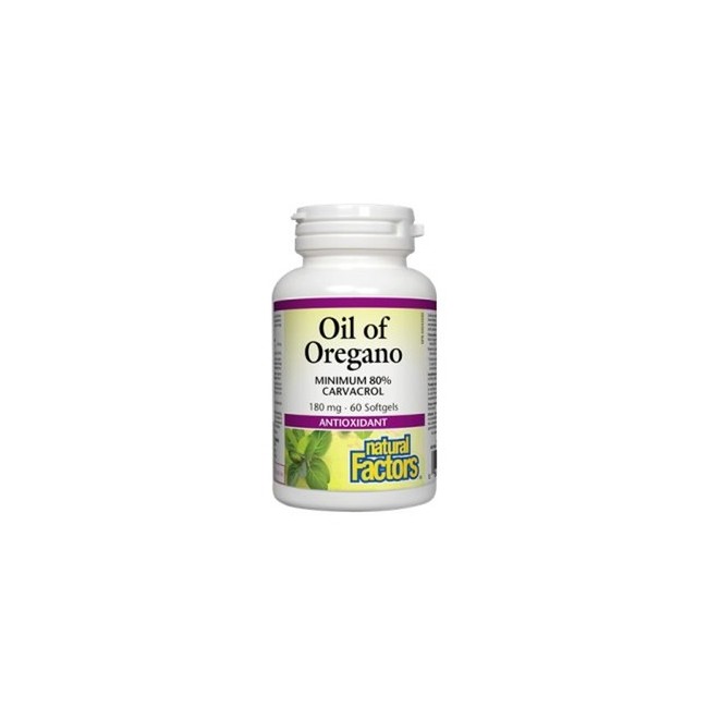 내추럴팩터스 오레가노오일 180mg 영양제 60정
