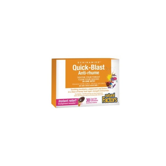 내추럴팩터스 퀵블라스트 30정 (Natural Factors Quick-Blast)