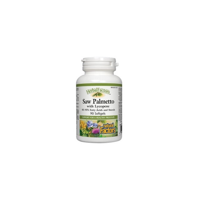 내추럴팩터스 소팔메토&라이코펜 90정 (Natural Factors Saw Palmetto with Lycopene)