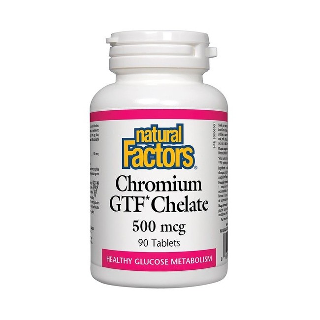 내추럴팩터스 크로뮴 GTF 킬레이트 500mcg 90정