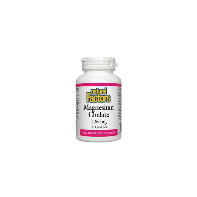 내추럴팩터스 마그네슘 킬레이트 125mg 90정 (Natural Factors Magnesium Chelate)