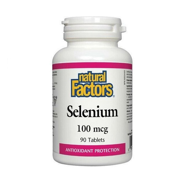 내추럴팩터스 셀레늄 100mcg 90정 (Natural Factors Selenium)