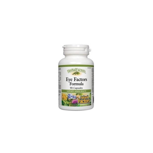 내추럴팩터스 아이팩터스 포뮬라 허발팩터스 90정 (Natural Factors HerbalFactors Eye Factors Formula)