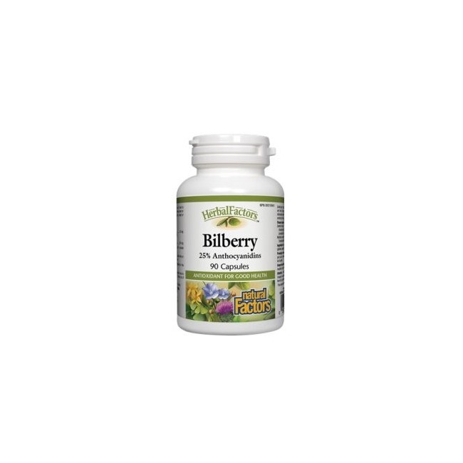 내추럴팩터스 빌베리 피쉬 펩타이드 500mg 90정 (Natural Factors Bilberry)