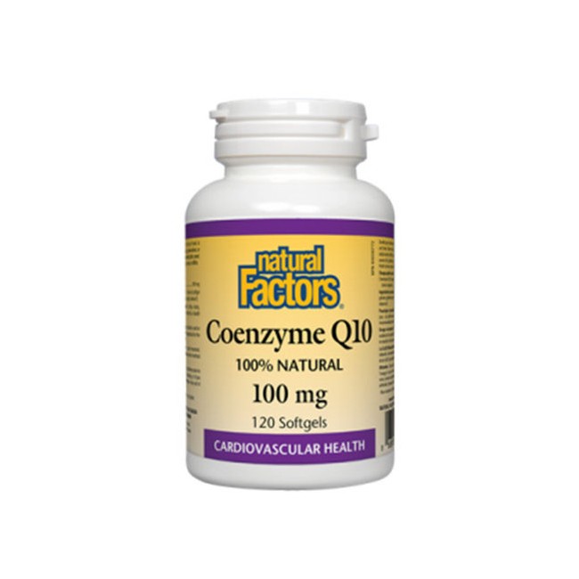 내추럴팩터스 코엔자임 Q10 100mg 120정 (Natural Factors Coenzyme Q10)