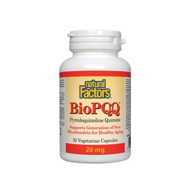 내추럴팩터스 바이오PQQ 피롤로퀴놀린 퀴논 20mg 30정 (BioPQQ Pyrroloquinoline Quinone)