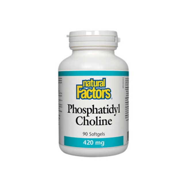 내추럴팩터스 포스파티딜 콜린 420mg 90정 (Natural Factors Phosphatidyl Choline)