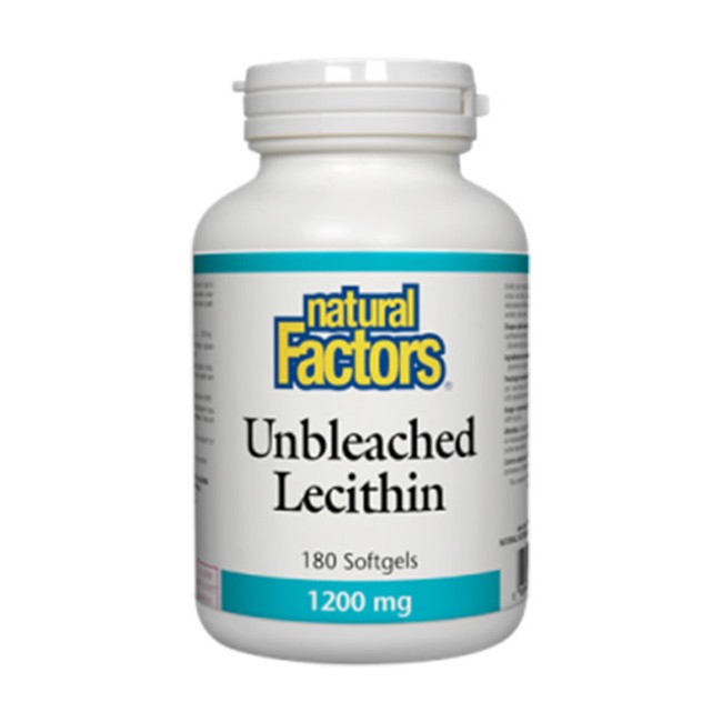 내추럴팩터스 레시틴 1200mg 180정 (Natural Factors Unbleached Lecithin)