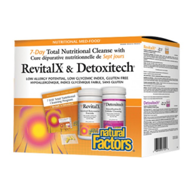 내추럴팩터스 리바이탈 X 디톡시테크 7일영양클렌징프로그램 (Natural Factors RevitalX®)