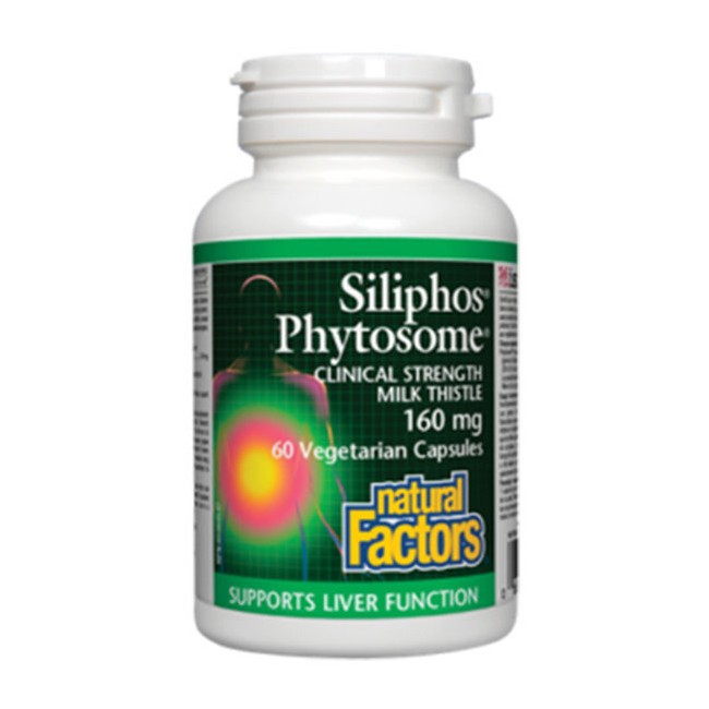 내추럴팩터스 실포스 파이토섬 160mg 60정 (Natural Factors Siliphos® Phytosome®)