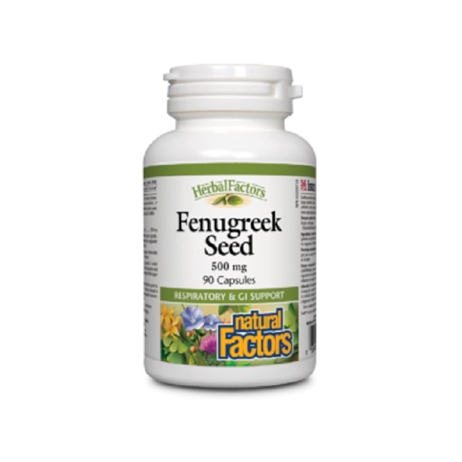 내추럴팩터스 호로파 씨앗 500mg 90정 (Natural Factors Fenugreek Seed)