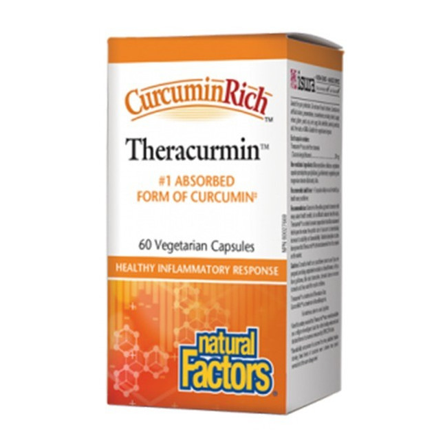 내추럴팩터스 커큐민리치 테라커민 30mg 60정 (Natural Factors CurcuminRich™ Theracurmin™)