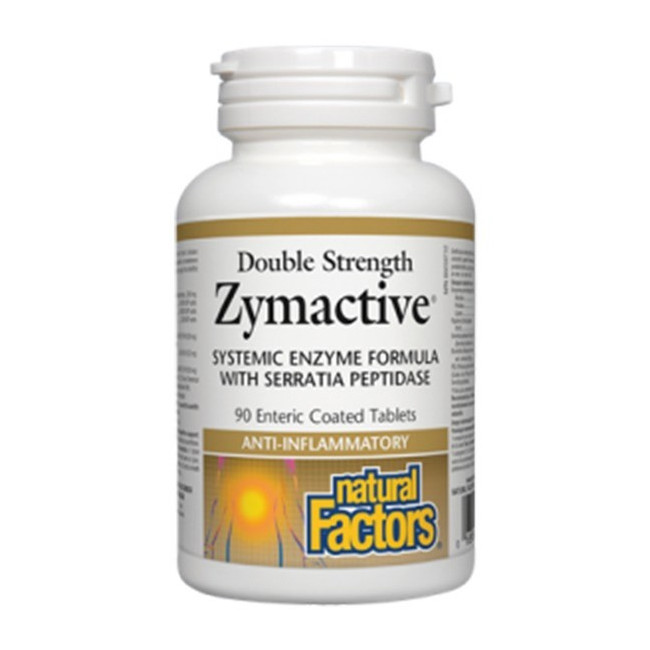 내추럴팩터스 자이맥티브 더블 90정 (Natural Factors Zymactive Double Strength)