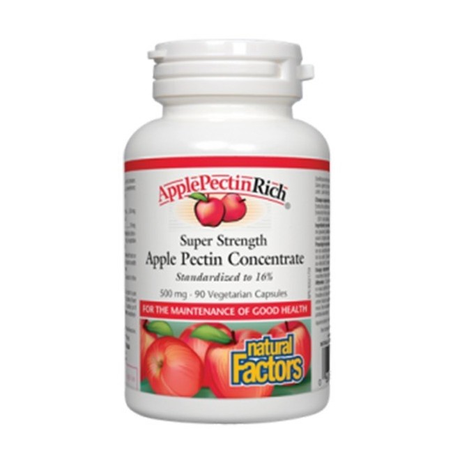 내추럴팩터스 애플펙틴 리치 500mg 90정 (Natural Factors ApplePectinRich )