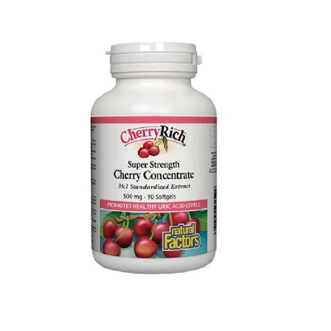 내추럴팩터스 체리 리치 500mg 90정 (Natural Factors CherryRich)