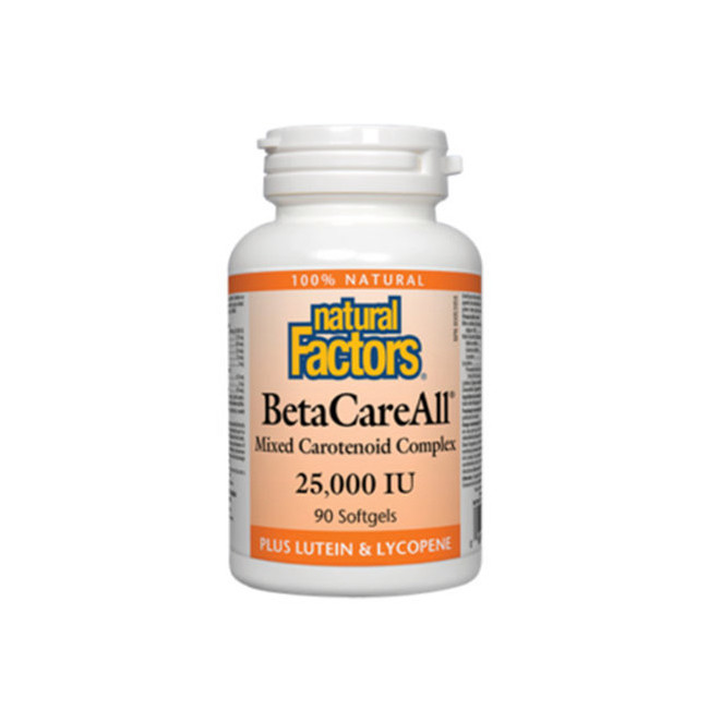 내추럴팩터스 베타케어 올 25000IU 90정 (Natural Factors BetaCareAll)