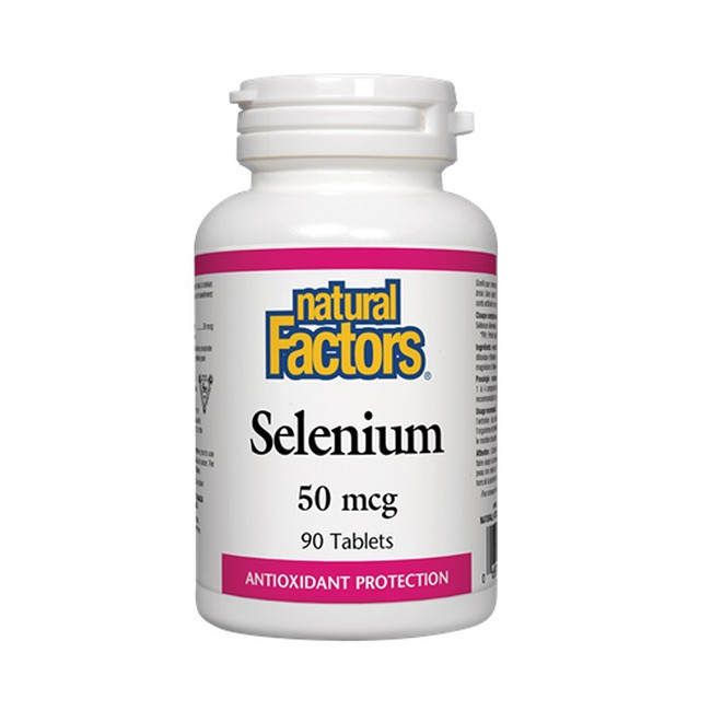 내추럴팩터스 셀레늄 50mcg 90정 (Natural Factors Selenium)