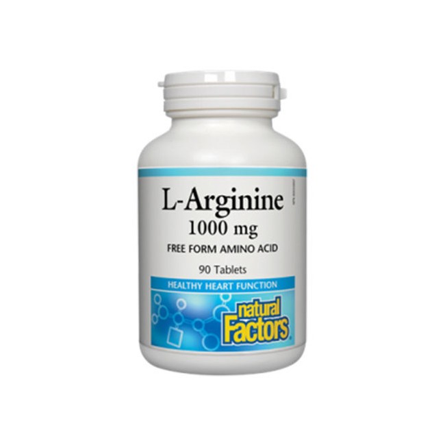 내추럴팩터스 L-아르기닌 1000mg 90정 (Natural Factors L-Arginine)