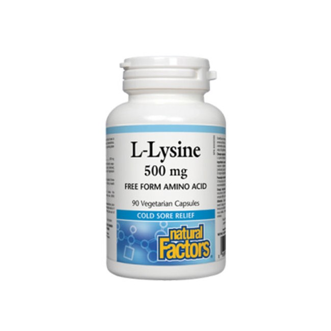 내추럴팩터스 L-라이신 500mg 90정 (Natural Factors L-Lysine)