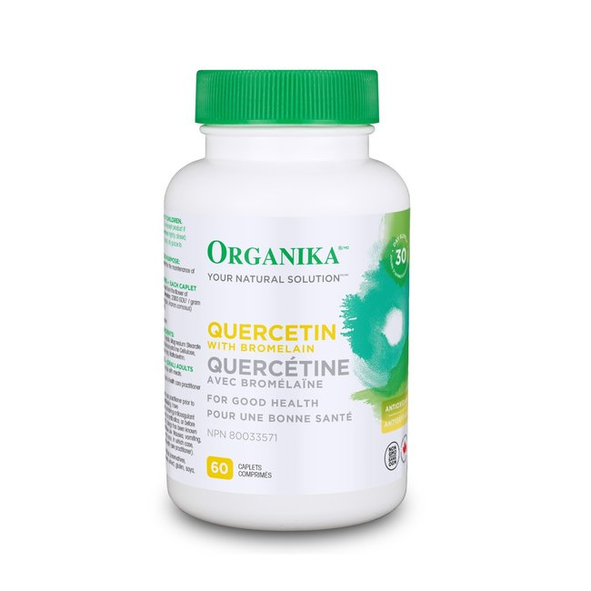 오가니카 퀘세틴/브로멜라 500mg 60/120caplets (ORGANIKA QUERCETIN with BROMELAIN)