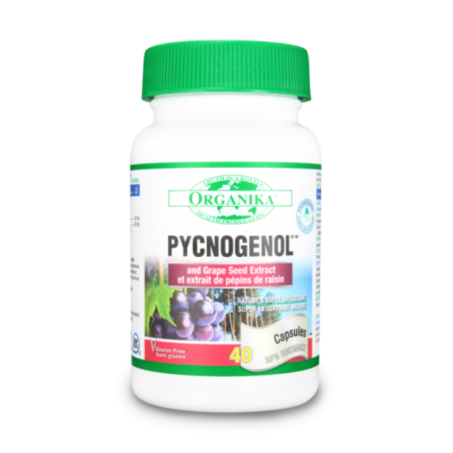 오가니카올가니카 피트노제놀&포도씨 100mg 40/80caps (ORGANIKA PYCNOGENOL & GRAPE SEED)