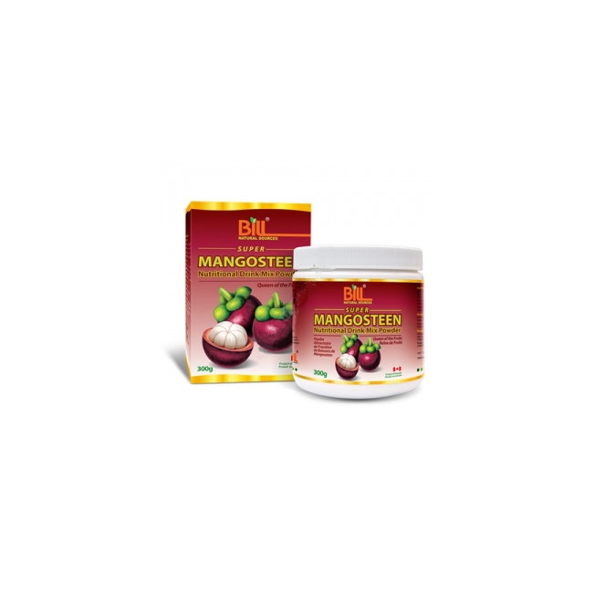 빌 수퍼 망고스틴 뉴트리셔널 드링크 믹스 파우더 300g (Bill Natural Sources Super Mangosteen Nutritional Drink Mix Powder)