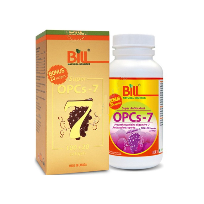 빌 오피씨7 120정(Bill Natural Sources OPCs-7 Super Antioxidant )