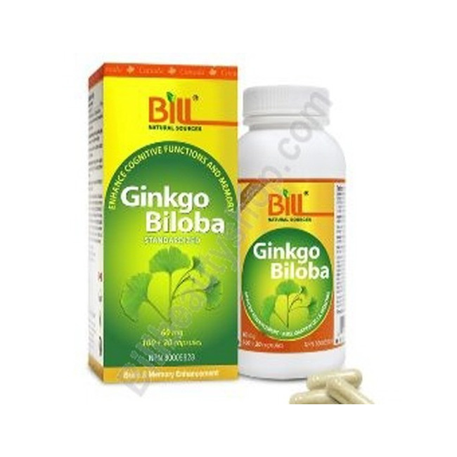 빌 은행나무추출 60mg 120정 (Bill Ginkgo Biloba)