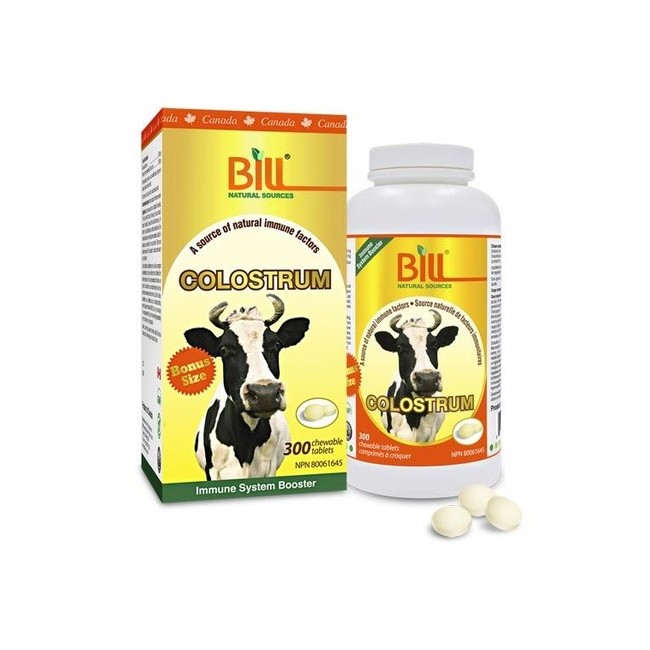 빌 씹어먹는 초유영양제 500mg 300정(BILL Beauty & Health Product Colostrum)