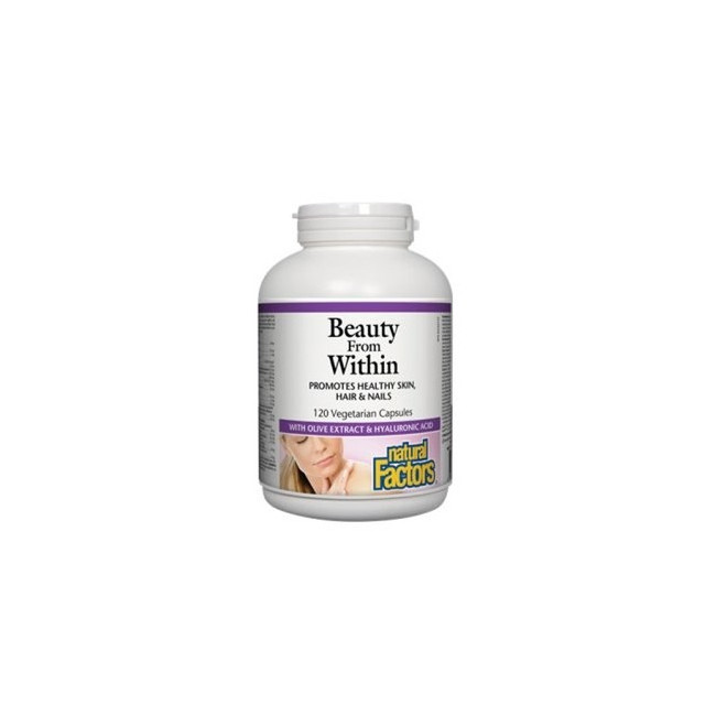 내추럴팩터스 피부,머리카락,손톱 영양제 뷰티 프롬 위딘 120정 (Natural Factors Beauty From Within)