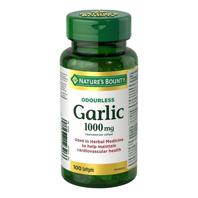 네이쳐스바운티 냄새안나는 갈릭 1000mg 100정