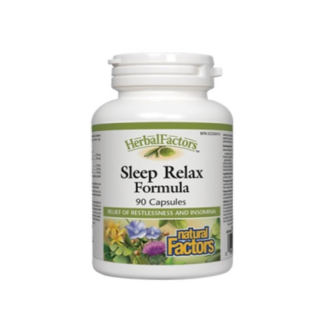 내추럴팩터스 슬립릴렉스포뮬라 90정 (Natural Factors Sleep Relax Formula)