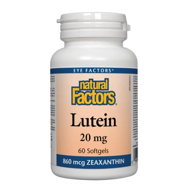 내추럴팩터스 루테인 20mg 60정 (Natural Factors Lutein)